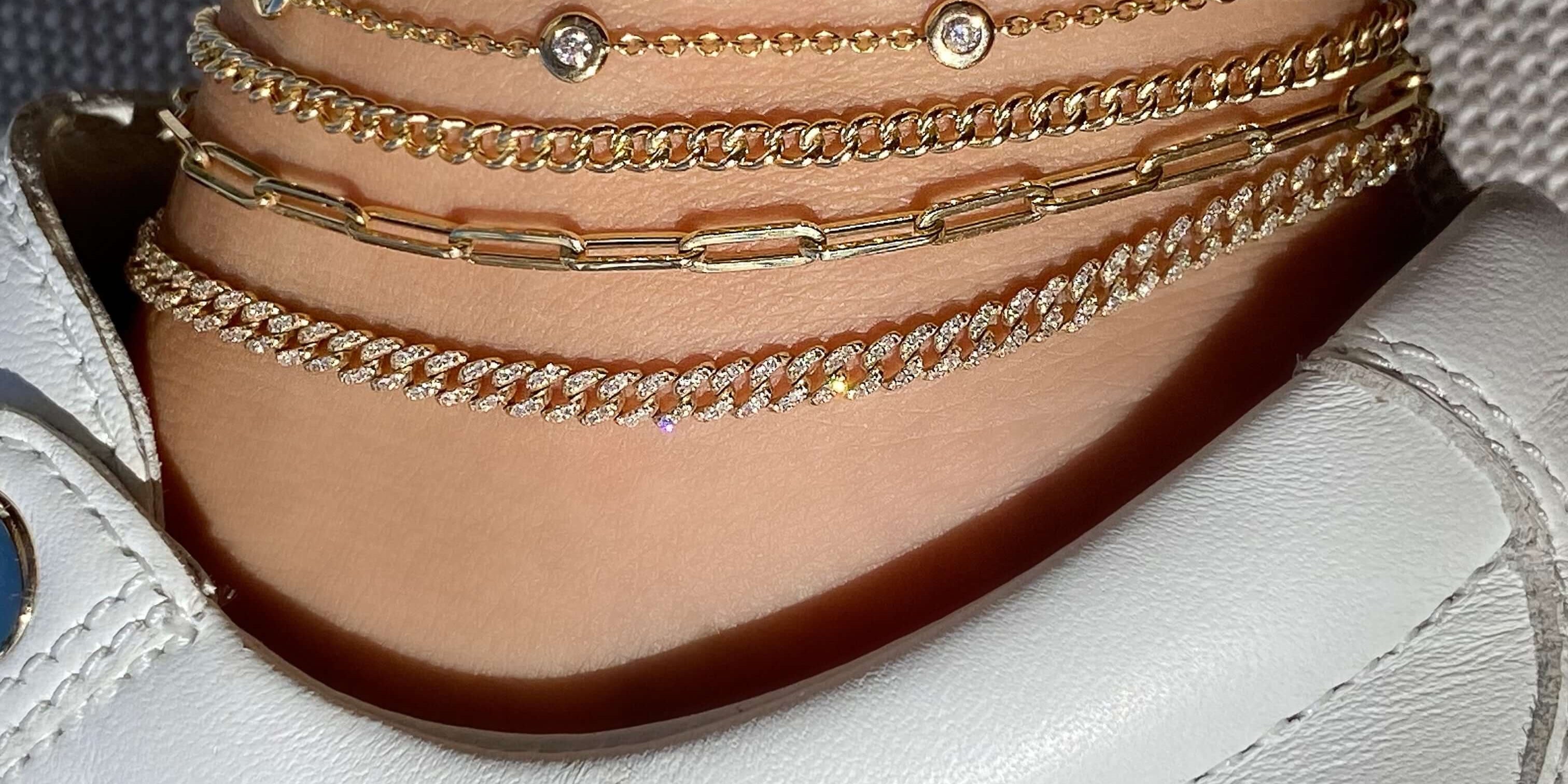 Anklets by Izakov Diamonds + Fine Jewelry
