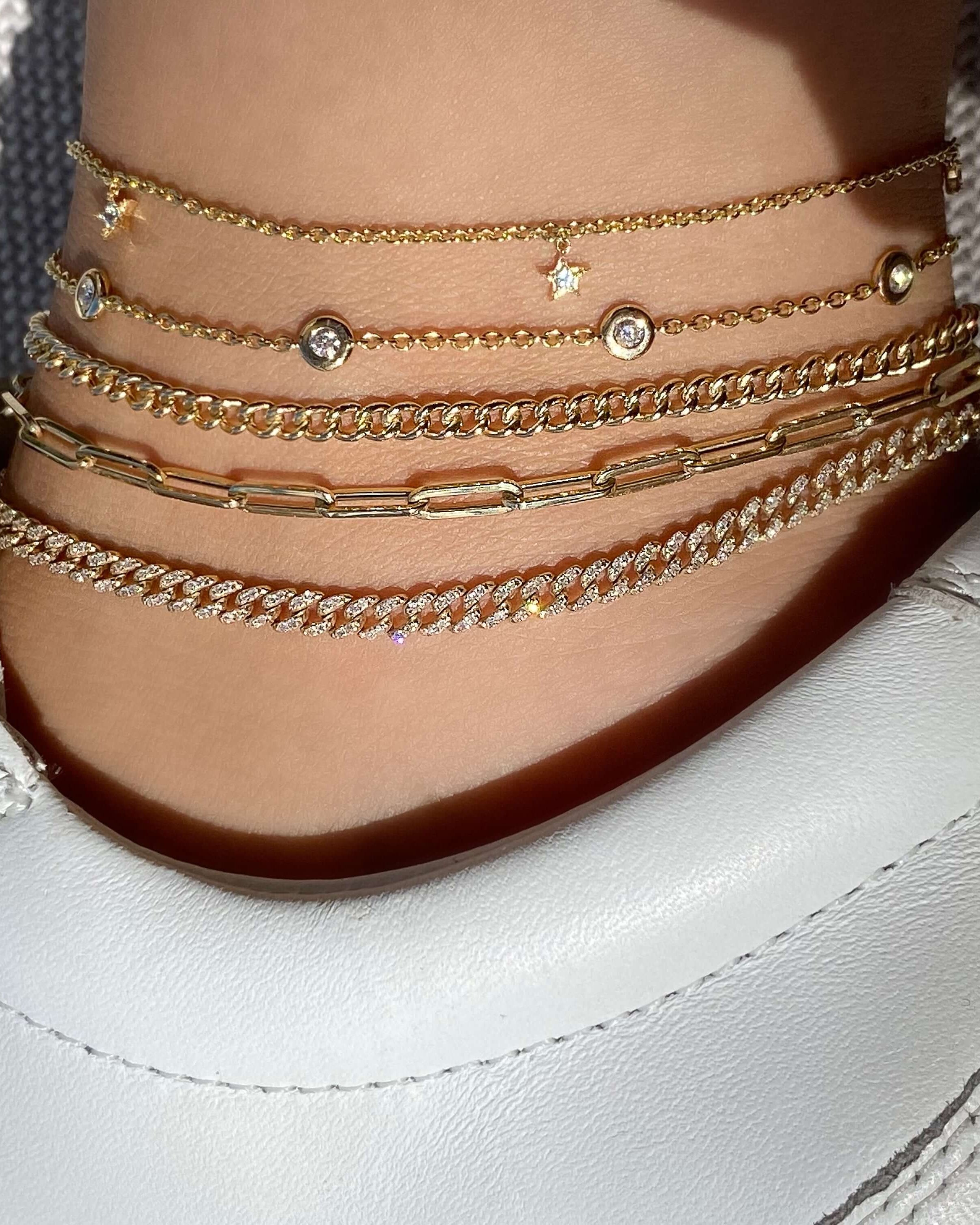 Anklets by Izakov Diamonds + Fine Jewelry