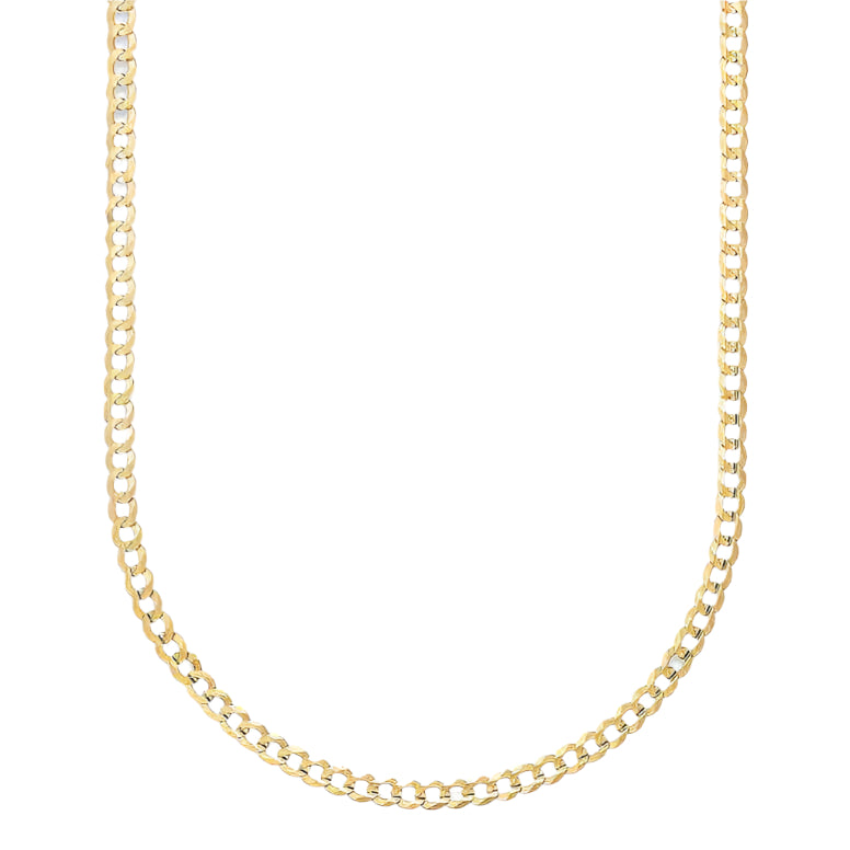 Elegant gold Cuban link chain necklace from our luxury jewelry collection.