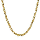 14K Gold Chunky Rolo Chain Necklace Izakov Diamonds + Fine Jewelry