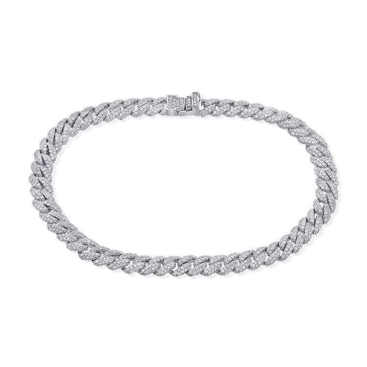 Elegant silver braided bracelet from our exclusive jewelry collection, perfect for adding a touch of sophistication to any outfit.