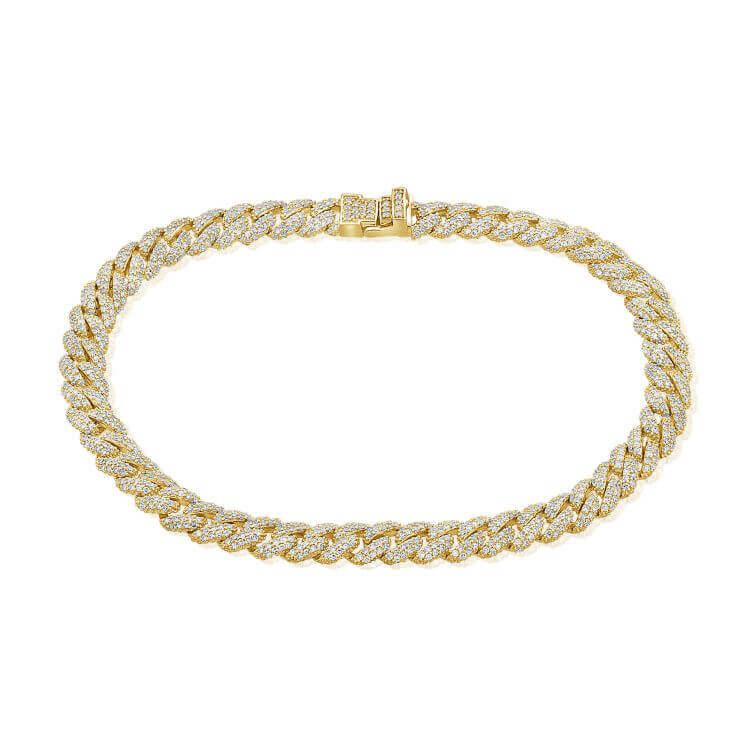 Elegant gold and diamond braided necklace by our jewelry brand - luxury craftsmanship and timeless design.