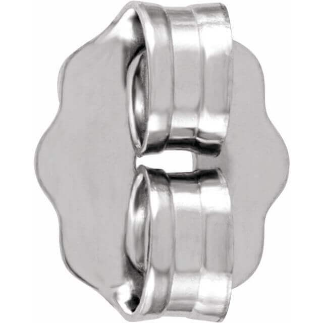 Sterling silver earring back for secure and comfortable fit from our premium jewelry collection.