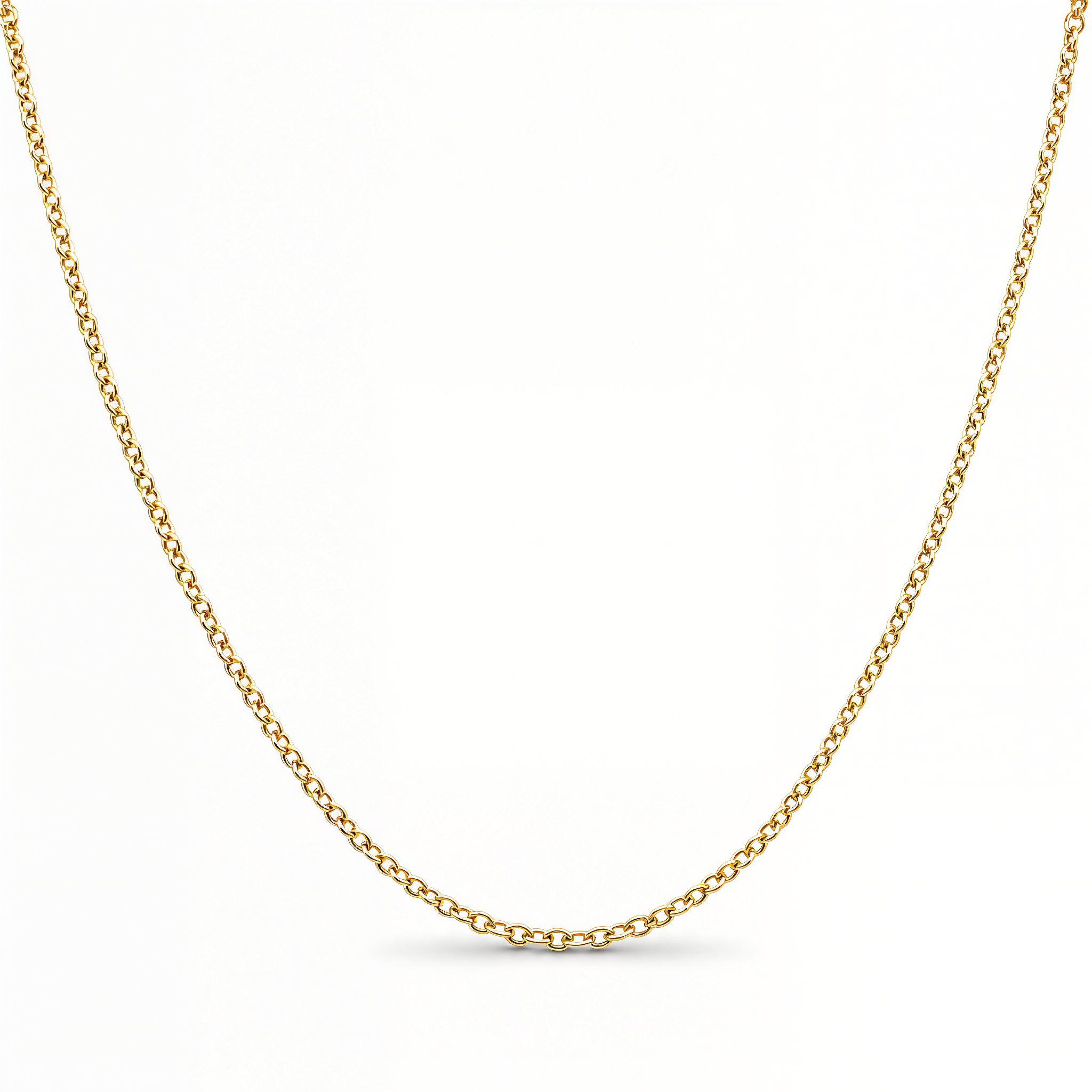 Standard Rolo Gold Chain Necklace