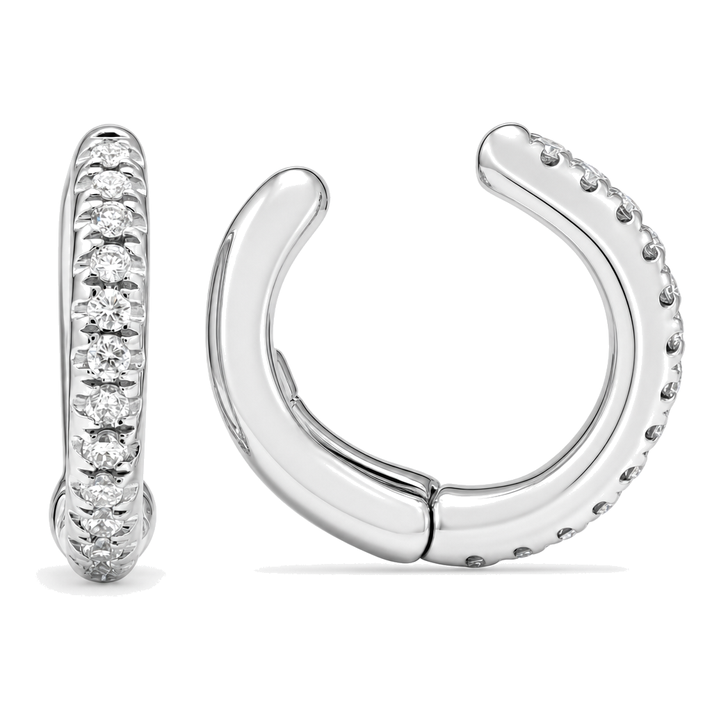 Micro Pave Diamond Ear Cuff
