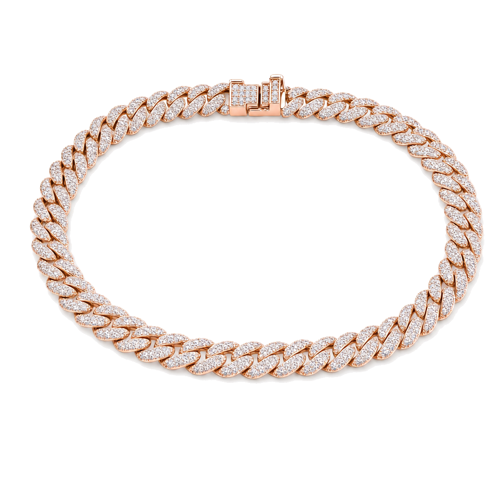 Classic Miami Cuban Link Diamond Bracelet