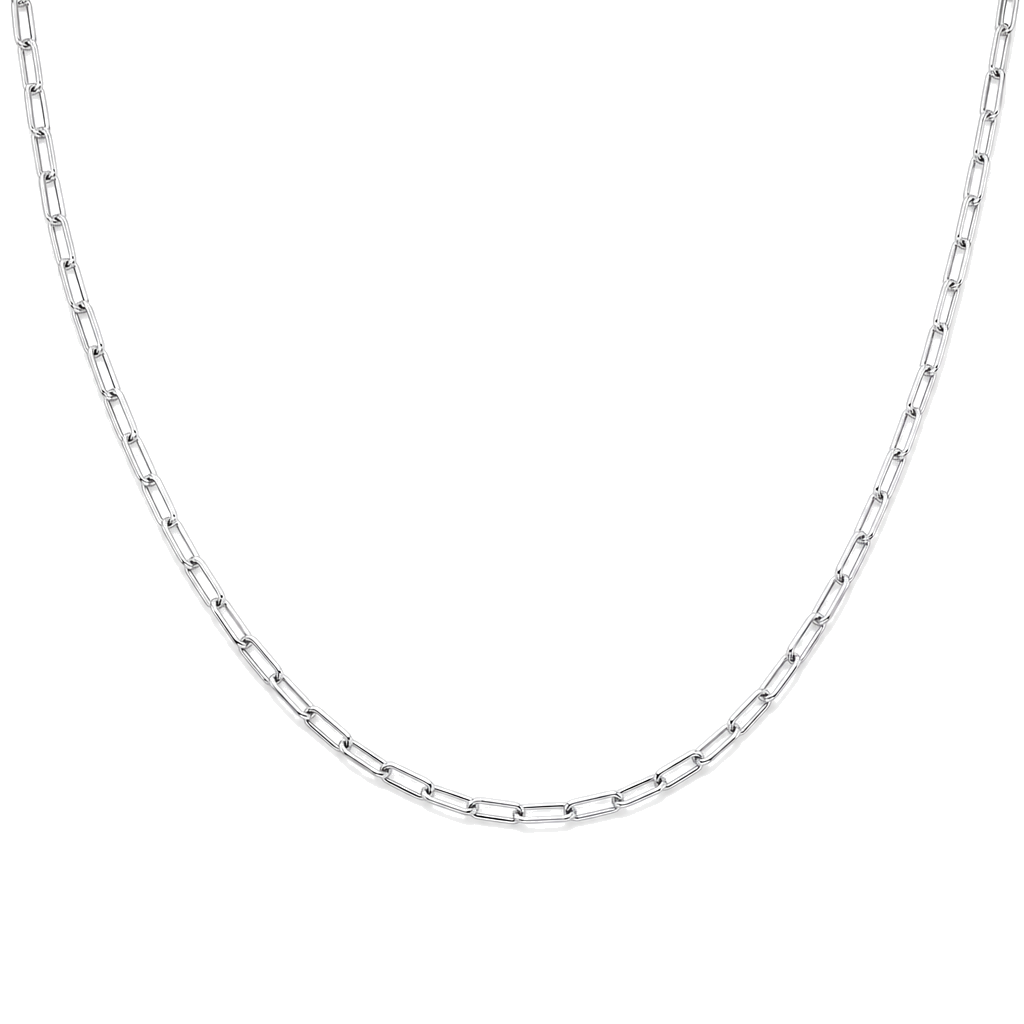 Diamond Cut Cable Link Chain Gold Necklace