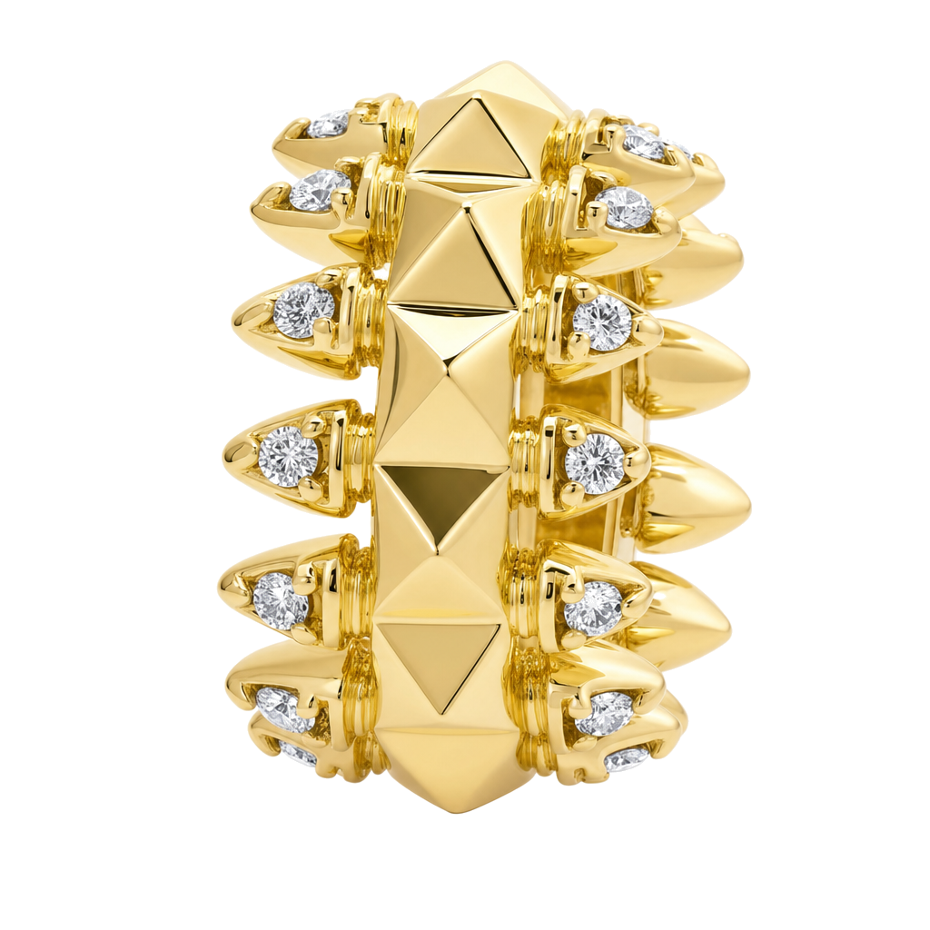 Pyramid Diamond Rondelle