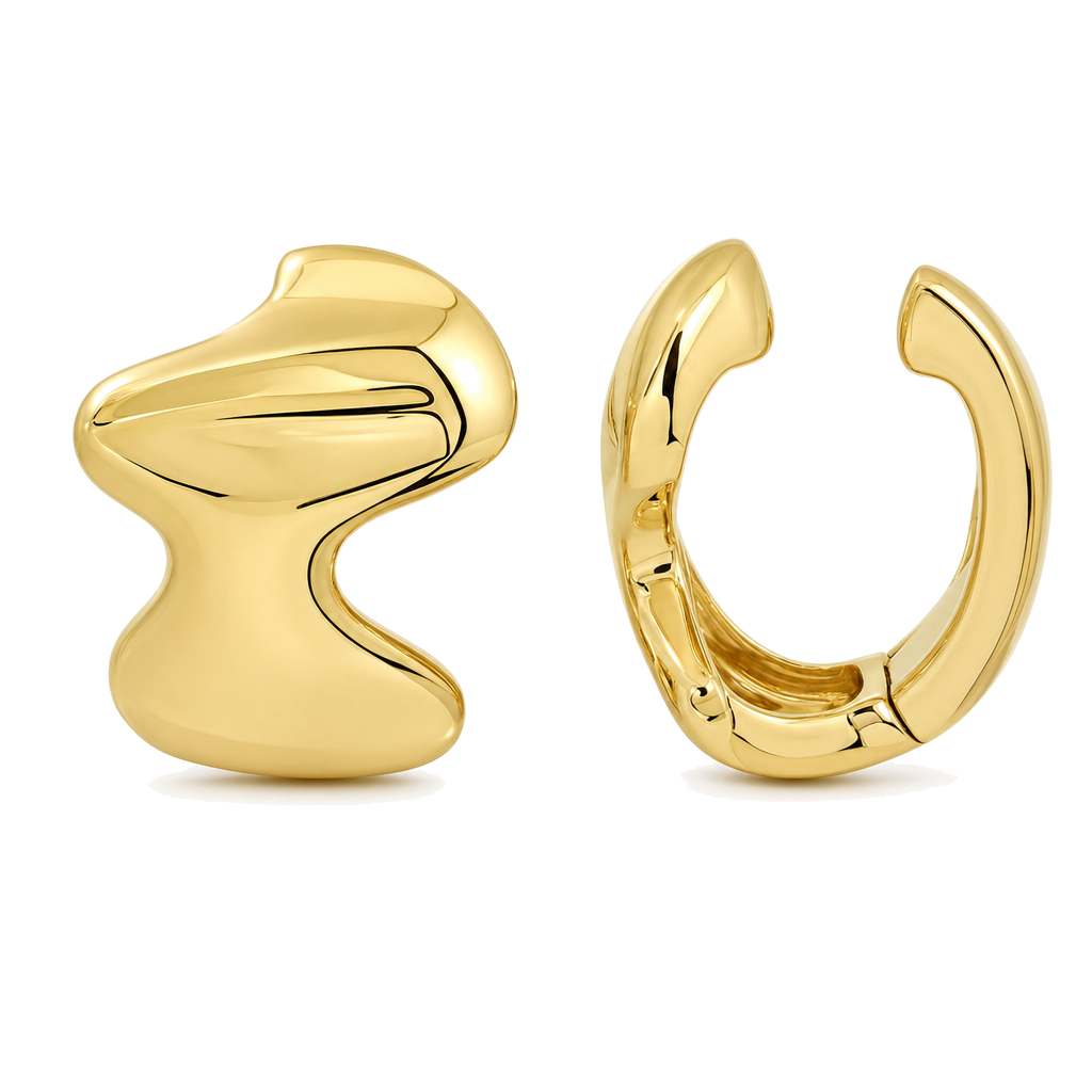Wavy Gold Ear Cuff