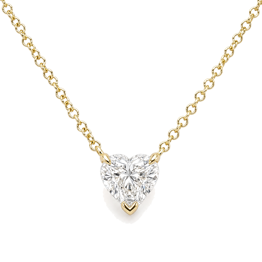 Floating Solitaire Necklace Setting