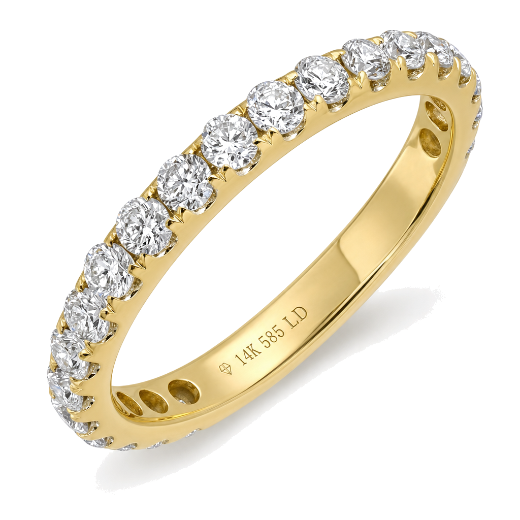 Classic Pave Lab Diamond Ring