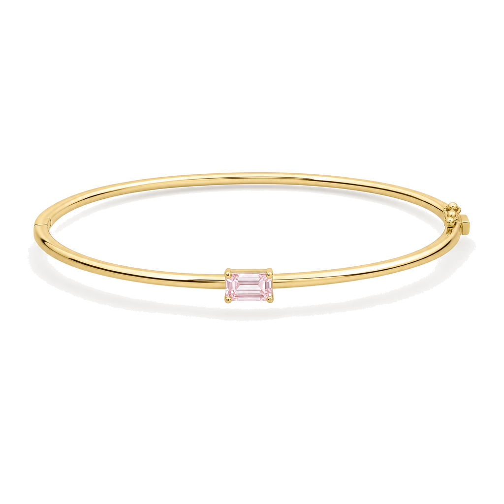 Blush Diamond Bangle