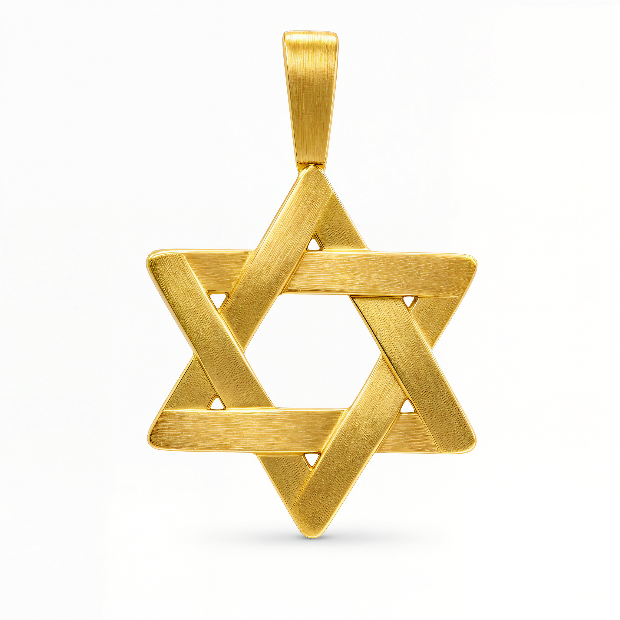 Matte Finish Star of David Pendant