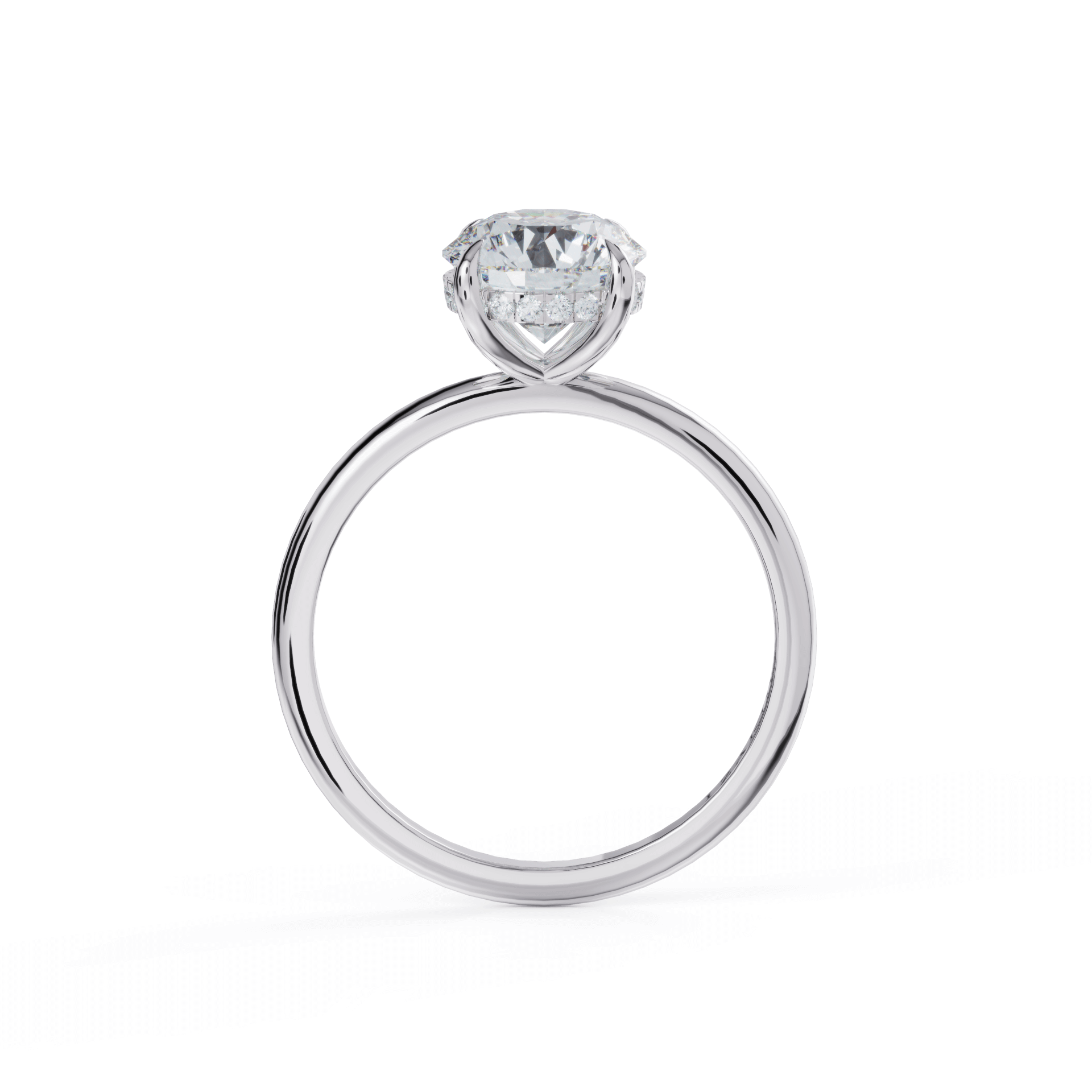 Elegant diamond solitaire engagement ring from our jewelry collection, showcasing timeless beauty and superior craftsmanship.