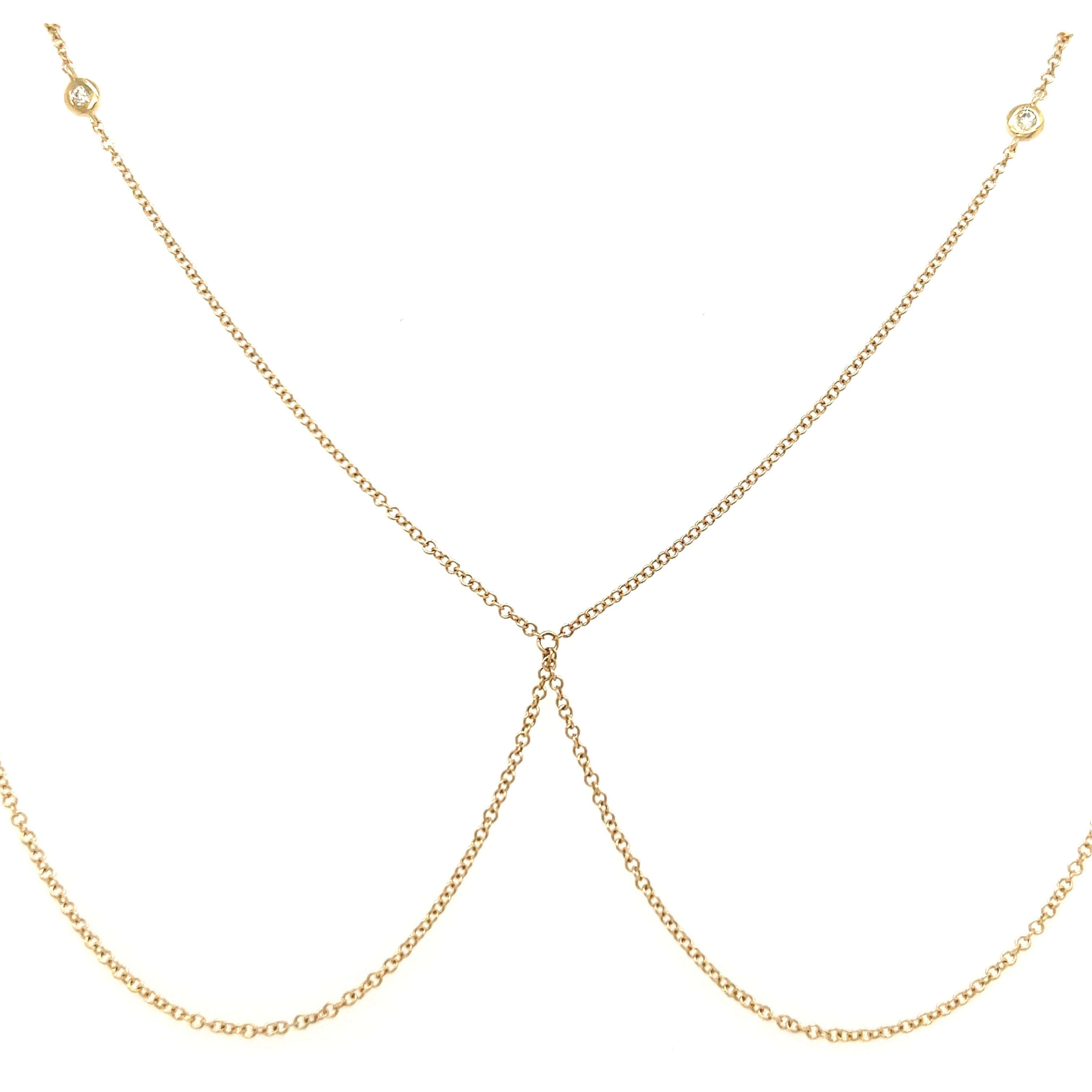 Delicate gold chain necklace - Jewelry brand exclusive design