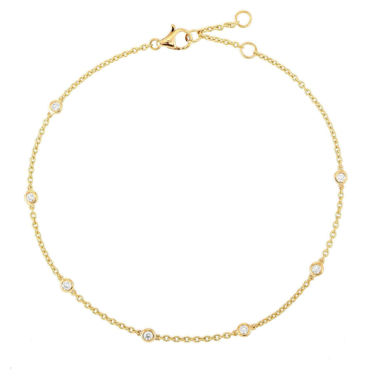 Elegant gold bracelet with diamond accents from our luxury jewelry collection