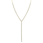 14K Gold Diamond Tennis Lariat Y Necklace Necklaces by Izakov Diamonds + Fine Jewelry | Izakov
