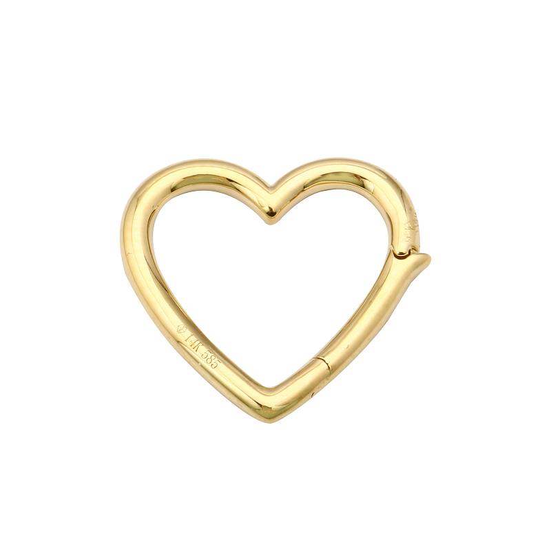 Heart-shaped gold jewelry piece from our luxury collection