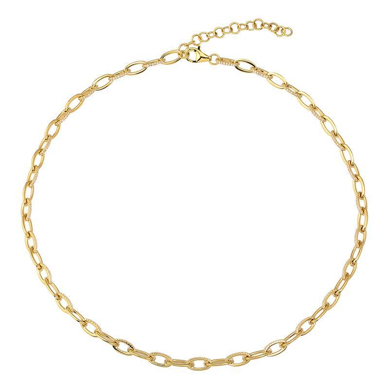 Elegant gold link chain necklace from our premium jewelry collection.