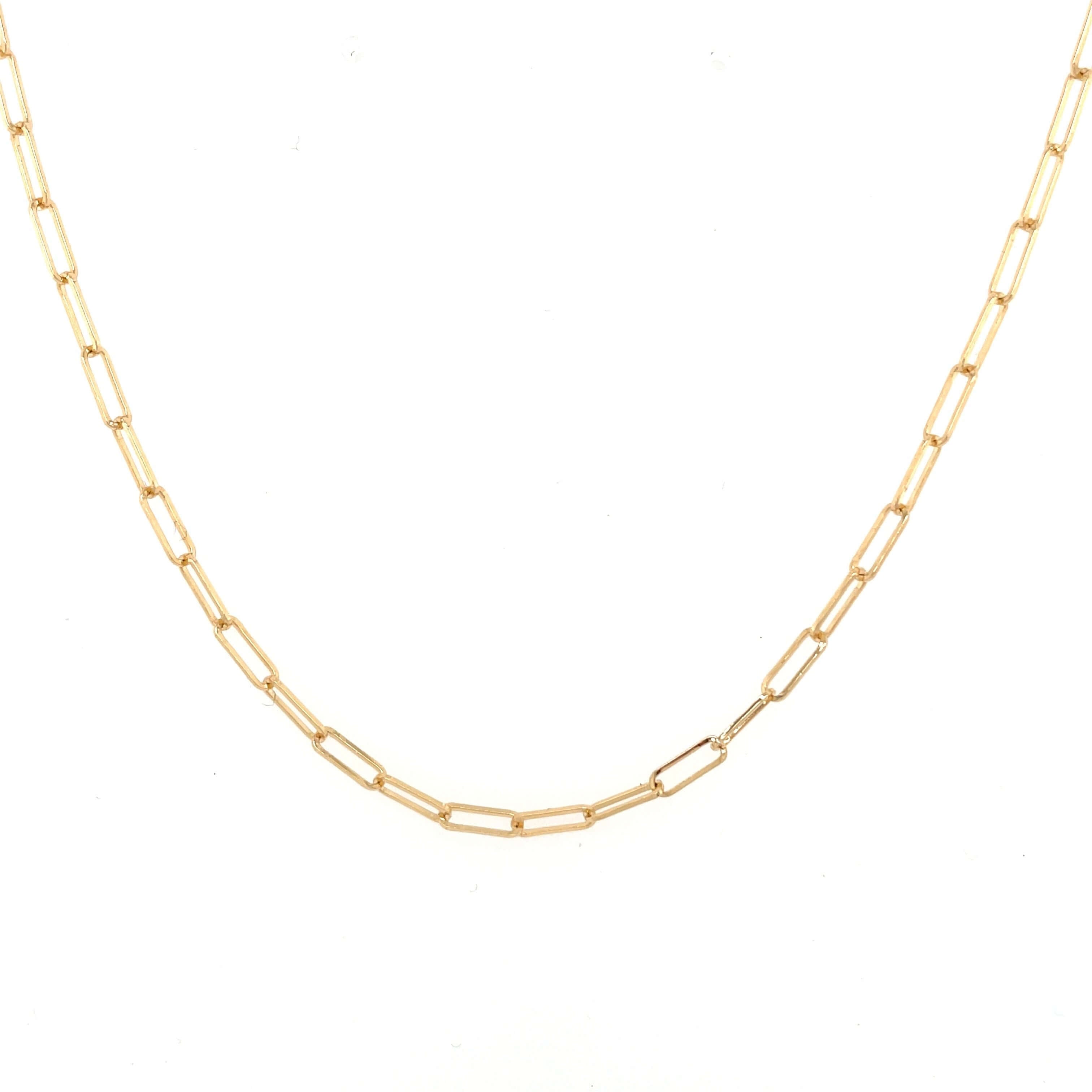 Elegant gold link chain necklace from our luxury jewelry collection