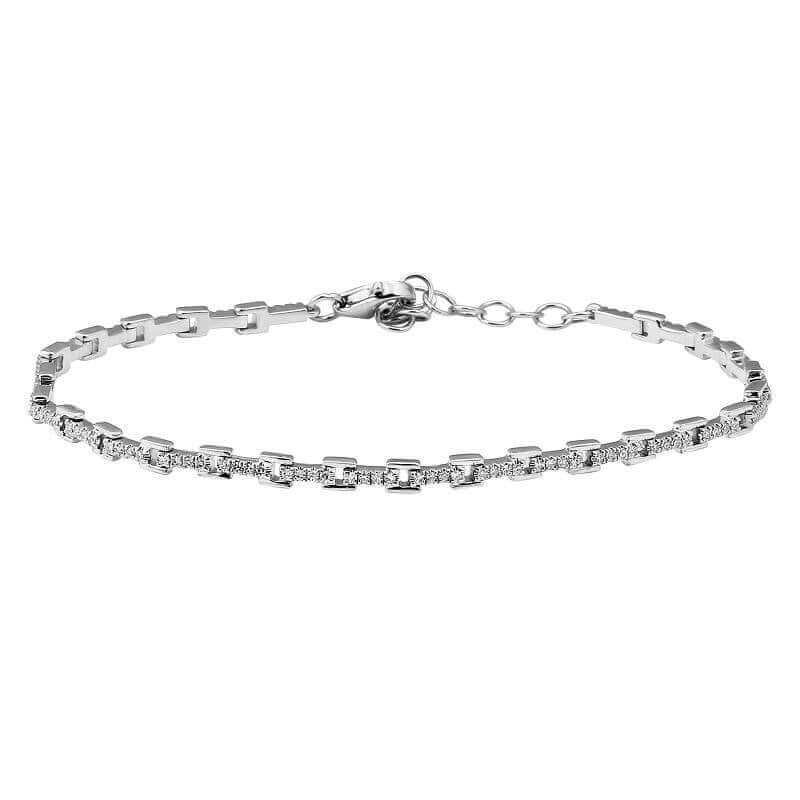Elegant silver bracelet with intricate design from our premium jewelry collection