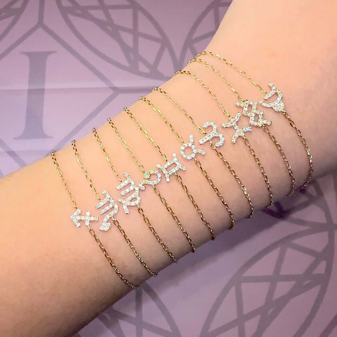 Elegant gold chain bracelets with sparkling star and charm accents from our jewelry brand