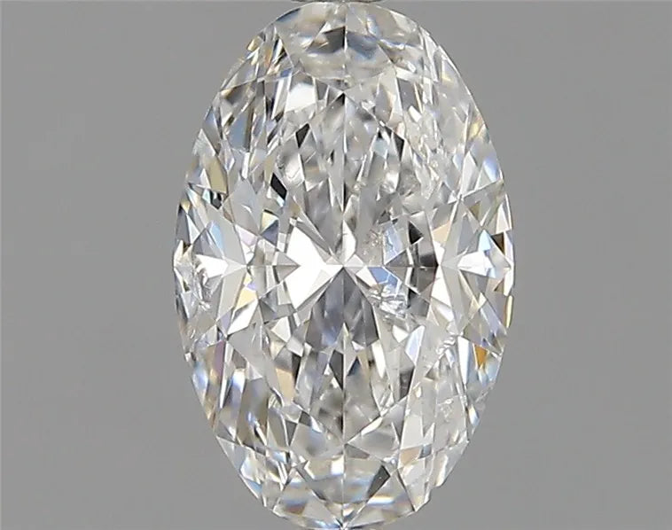 0.71ct Oval Natural Diamond (Colour E, Clarity SI2, Cut GD, GIA Certified)