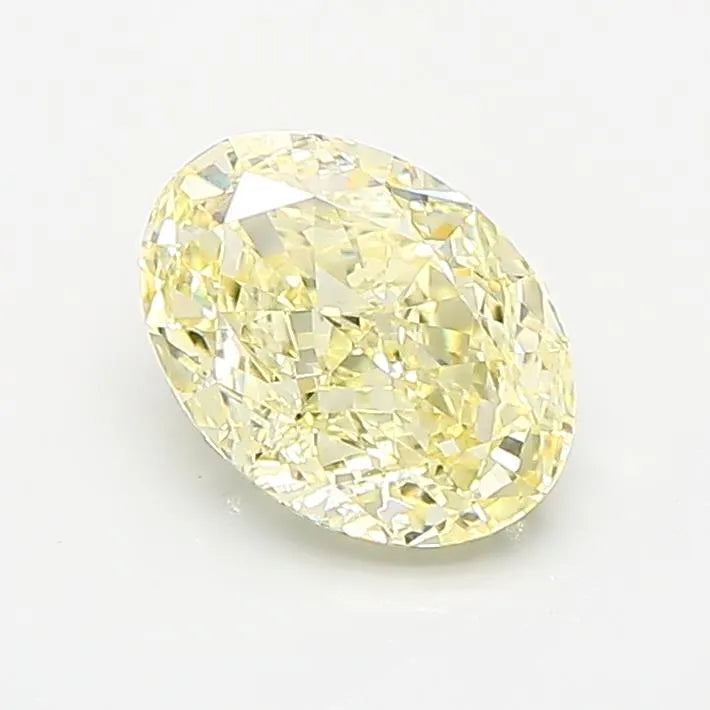 1.41ct Oval Lab Grown Diamond (Colour Fancy Yellow, Clarity VVS2, IGI Certified)