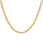 Gold chain necklace for women by our jewelry brand, showcasing a stunning high-polish finish and elegant design.