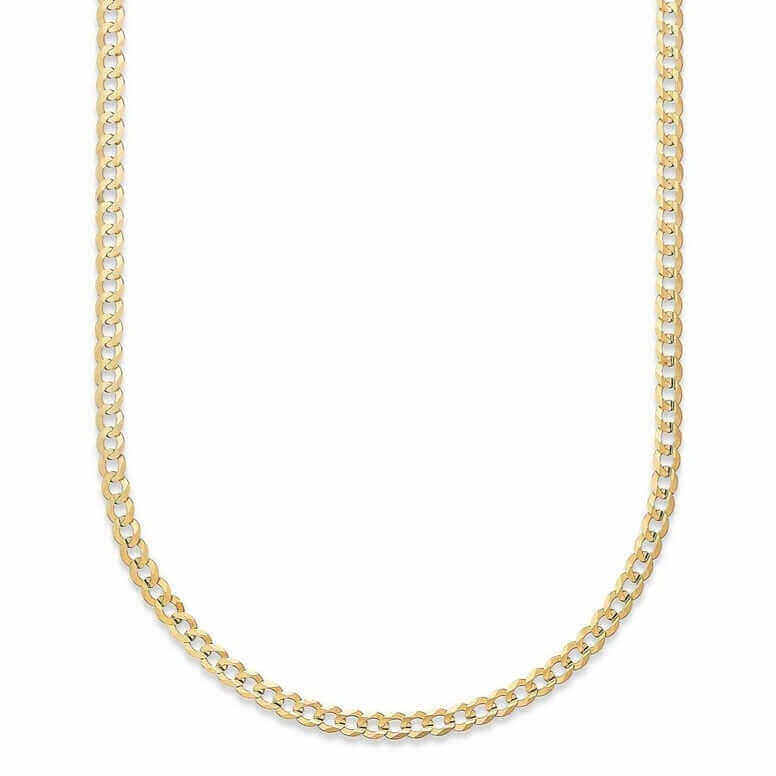 Elegant gold Cuban link chain necklace from our luxury jewelry collection.