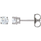 Diamond stud earrings for women, elegant and timeless jewelry piece.