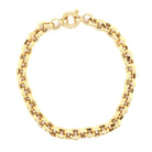 14K Gold Chunky Rolo Chain Bracelet - Bracelets - Izakov Diamonds + Fine Jewelry