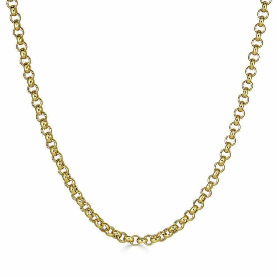 Elegant gold chain necklace from our exclusive jewelry collection, perfect for adding a touch of luxury to any outfit.