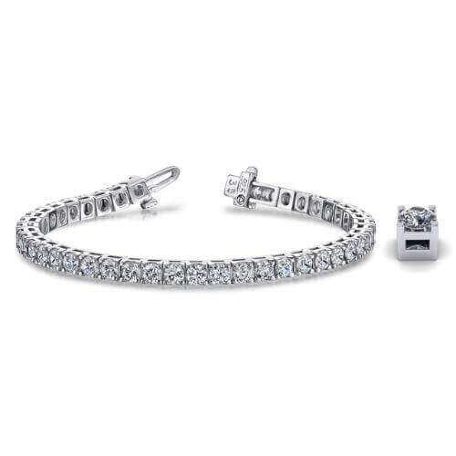 Elegant diamond tennis bracelet showcasing our jewelry brand’s exquisite craftsmanship and luxurious design.