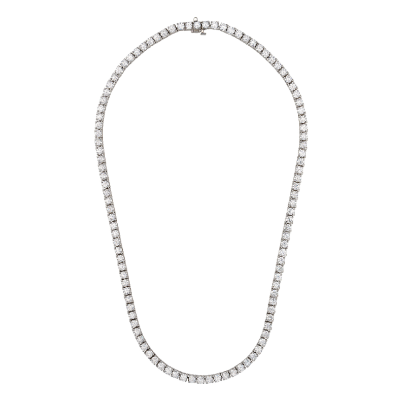 14K Gold Classic Diamond Tennis Necklace Necklaces by Izakov Diamonds + Fine Jewelry | Izakov