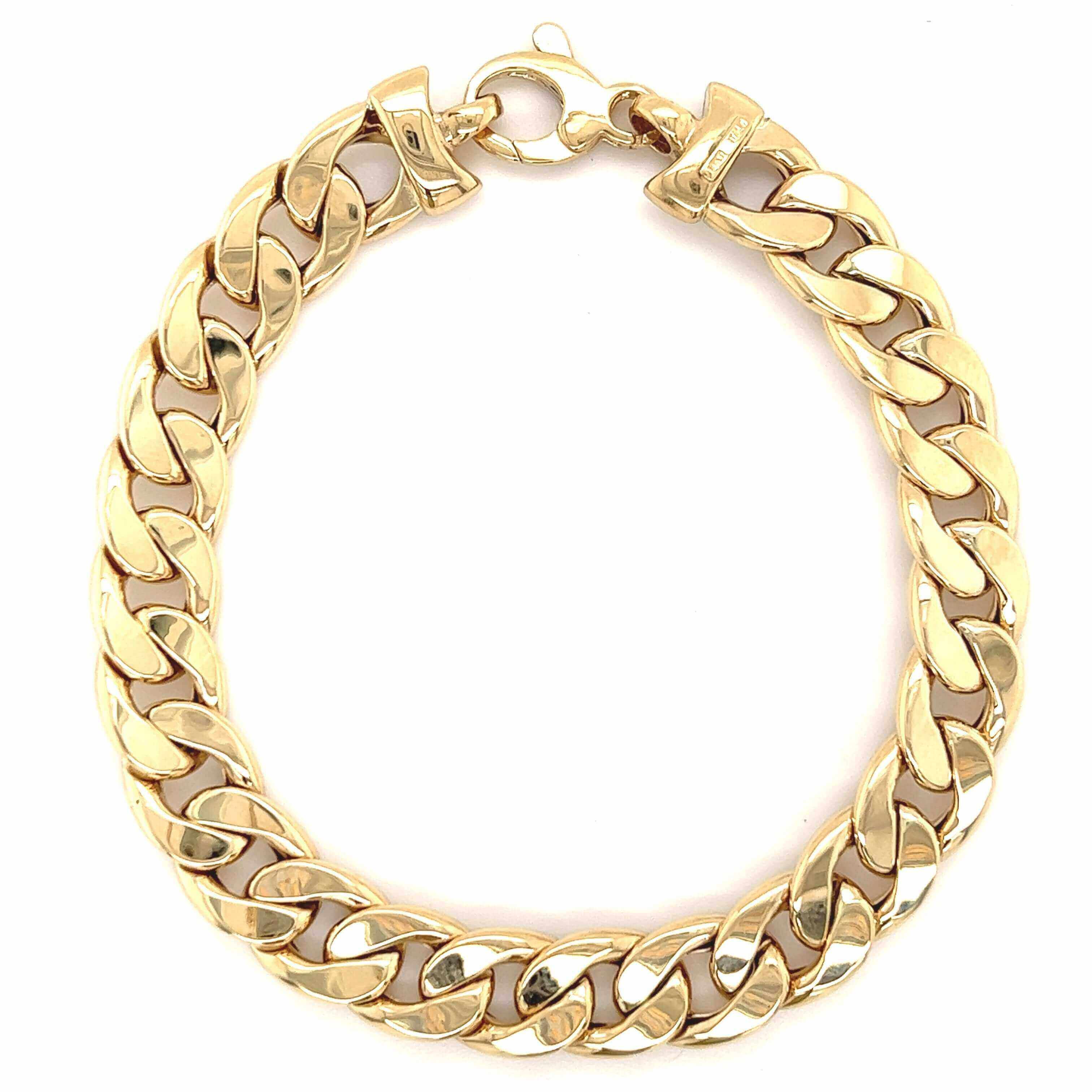 Gold chain bracelet from our exclusive jewelry collection