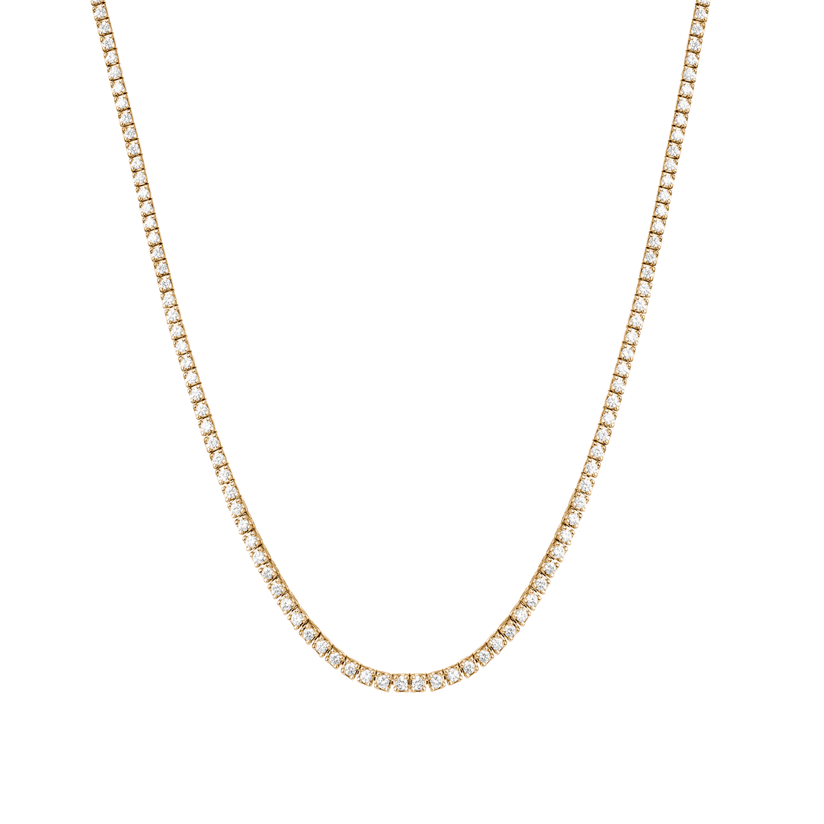 Elegant gold diamond necklace from our luxury jewelry brand collection