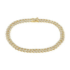 14K Gold Classic Miami Cuban Link Diamond Bracelet - Bracelets - Izakov Diamonds + Fine Jewelry