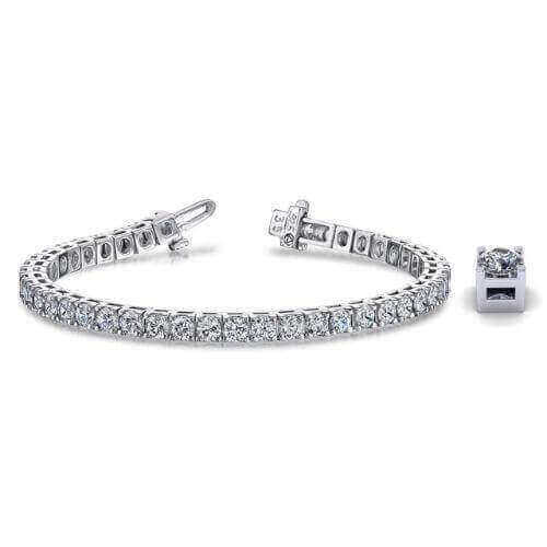 Elegant diamond tennis bracelet showcasing our jewelry brand’s exquisite craftsmanship and luxurious design.