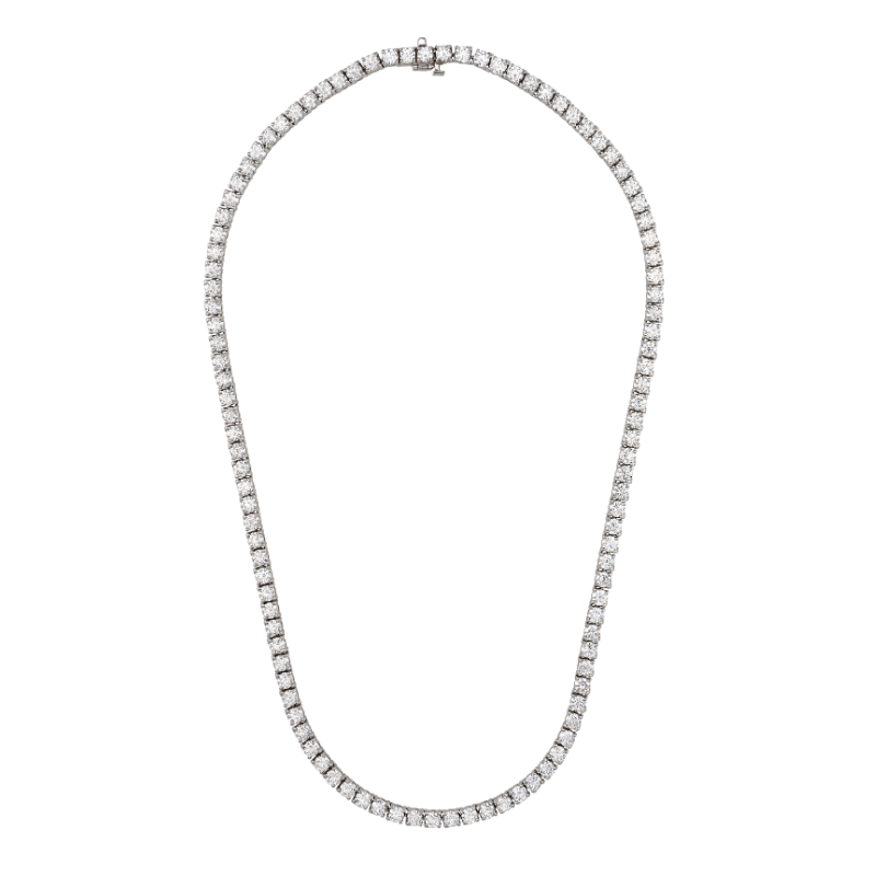 Elegant diamond tennis necklace from our luxurious jewelry collection.