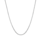 Elegant white gold necklace with round diamonds from our jewelry collection.