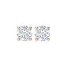 14K Gold Classic Natural Round Diamond Stud Earrings Earrings by Izakov Diamonds + Fine Jewelry | Izakov