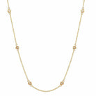 Elegant gold chain necklace with delicate diamond accents from our jewelry collection.