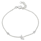 Elegant silver bracelet with a delicate charm, perfect for adding a touch of sophistication to any jewelry collection