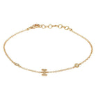 Elegant gold bracelet with diamond accents from our jewelry collection