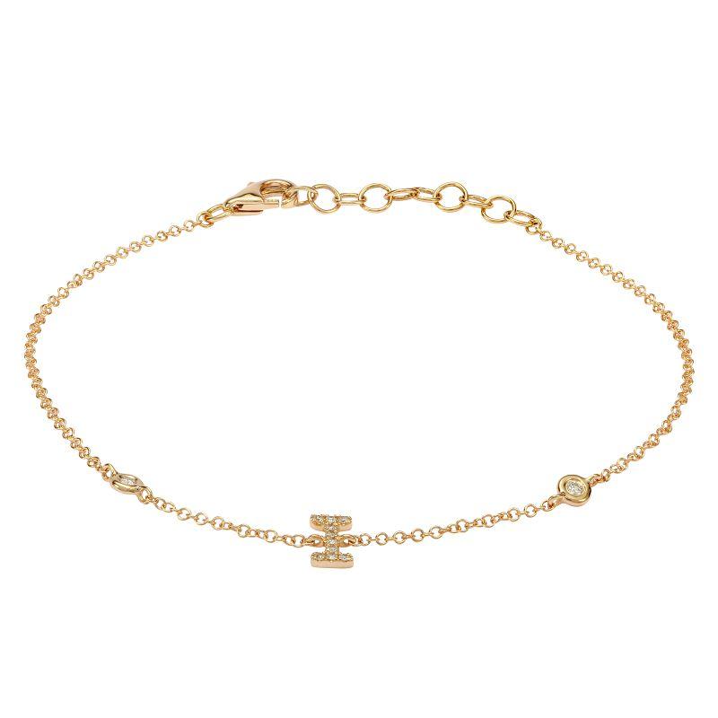 Elegant gold bracelet with diamond accents from our jewelry collection