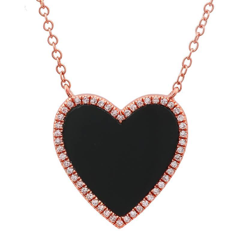 Rock Legend: Heart black nacre Necklace | Jewelry | Oden's Eye – Oden's eye