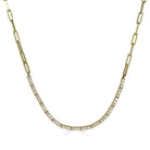 Elegant gold necklace with diamond accents from our luxury jewelry collection.