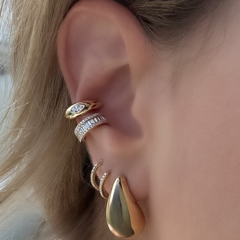 14K Gold Drop Earrings Pair Yellow Gold Earrings by Izakov Diamonds + Fine Jewelry | Izakov