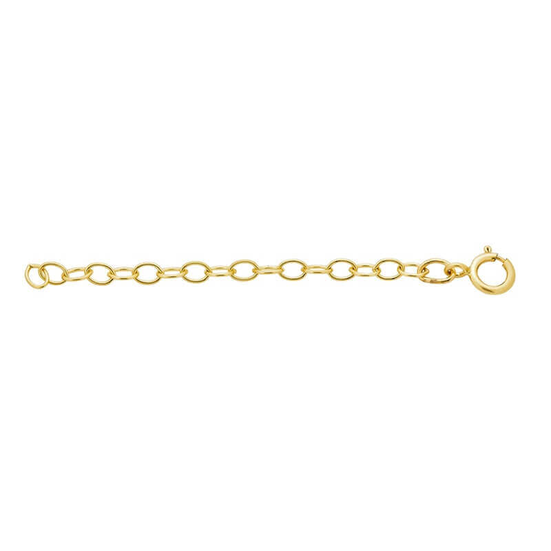 14K Gold Extender Chain Yellow Gold Accessories by Izakov Diamonds + Fine Jewelry | Izakov